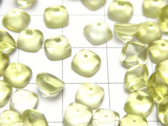 【動画】宝石質レモンクォーツAAA シュガーローフカット6×6mm 4個 サムネイル2