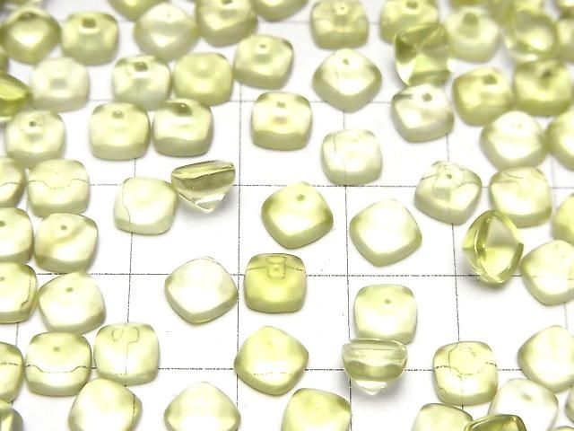 【動画】宝石質レモンクォーツAAA シュガーローフカット6×6mm 4個 サムネイル4