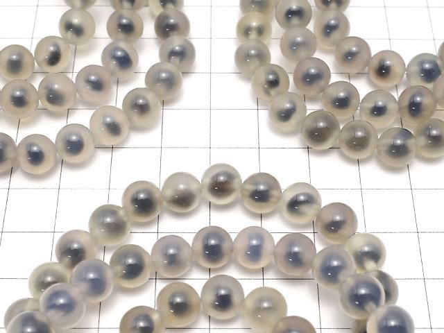 【動画】タピオカアゲート(ゴビアゲート) ラウンド8mm 1連(ブレス) サムネイル3
