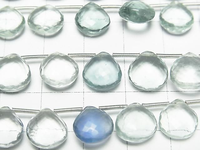 【動画】【極上カット】フローライトAAA マロン ブリオレットカット 1連(8粒) サムネイル2