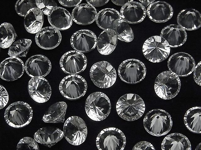 【動画】宝石質ホワイトトパーズAAA ルース ラウンド コンケーブカット10×10mm 1粒 サムネイル4