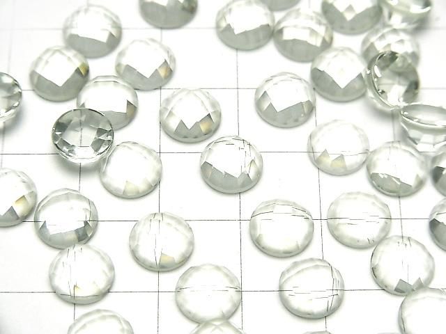 【動画】宝石質グリーンアメジストAAA ラウンド カボションカット8×8mm 3個 サムネイル4
