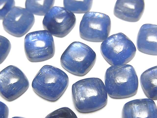 カイヤナイト3A 8mm カイヤナイト スクエア カボション8×8mm 2個｜天然石ビーズの卸