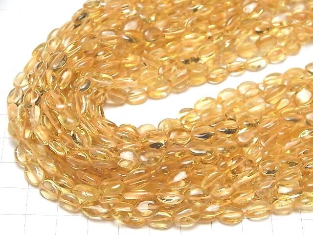 【動画】宝石質シトリンAAA オーバル 1連(約31cm) サムネイル4