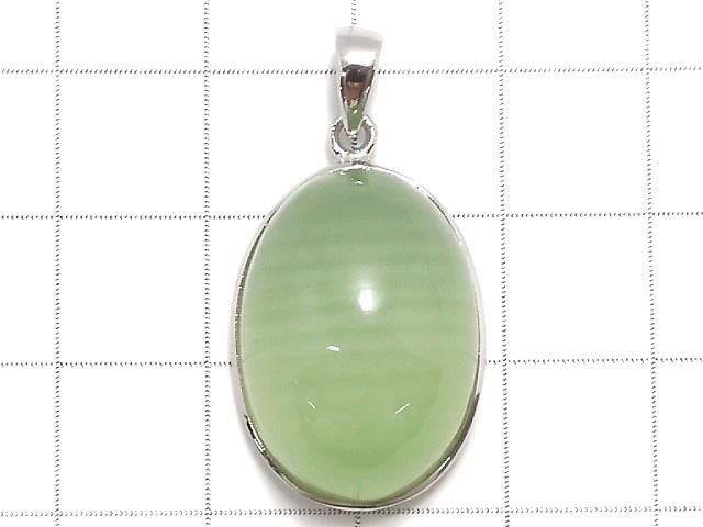 【動画】【1点もの】アフガニスタン産グリーンカルサイトAAA ペンダントトップ SILVER925製 NO.25 サムネイル2