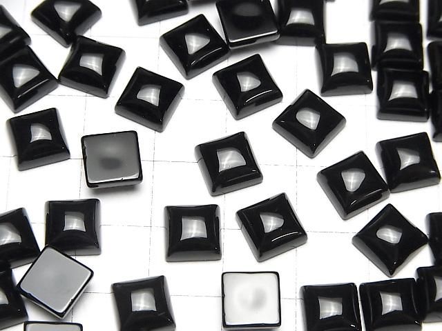 【動画】オニキスAAA スクエア カボション8×8mm 5個 サムネイル4