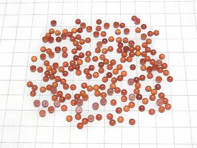 【動画】カーネリアンAAA ラウンド カボション4×4mm 10個 サムネイル4