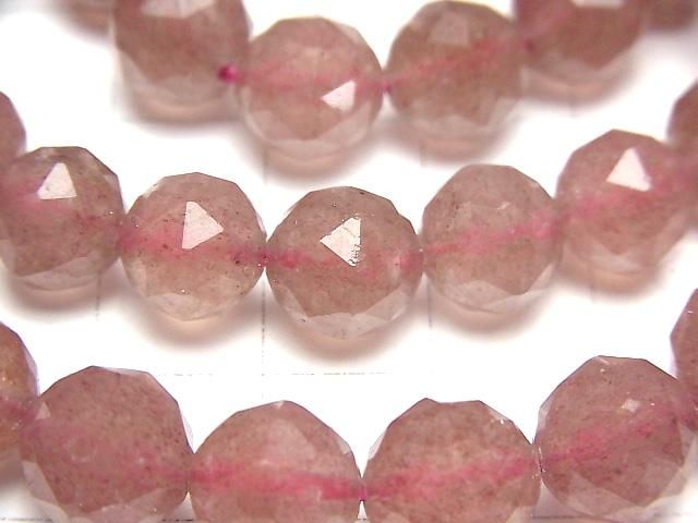 【動画】【素晴らしい輝き】ピンクエピドートAA++ トライアングルラウンドカット10mm 1連(ブレス) サムネイル2