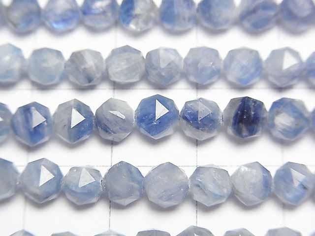 【動画】【素晴らしい輝き】カイヤナイトAA スターラウンドカット5mm 半連/1連(約38cm) サムネイル2