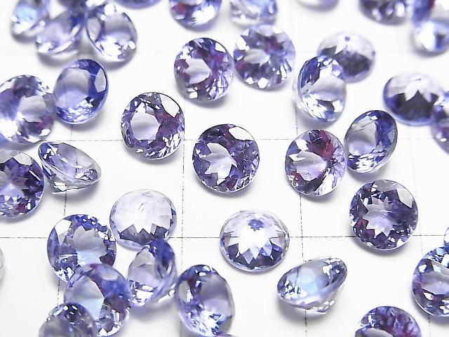 【動画】宝石質タンザナイトAAA ルース ラウンドファセットカット6×6mm 1粒 サムネイル2