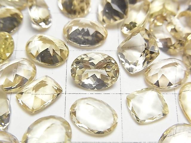【動画】宝石質ヘリオドールAAA ルース ミックスシェイプ ファセットカット 2粒 サムネイル2