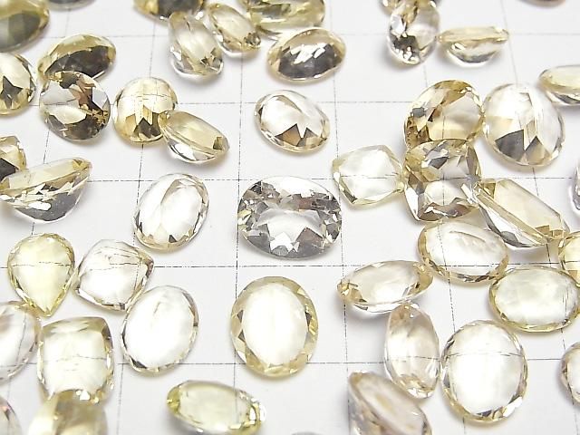 【動画】宝石質ヘリオドールAAA ルース ミックスシェイプ ファセットカット 2粒 サムネイル3