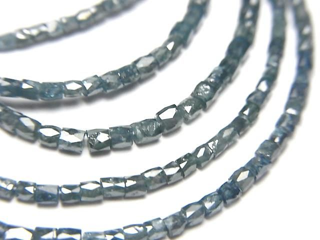 【動画】ブルーダイヤモンド チューブカット 半連/1連(約36cm)の画像