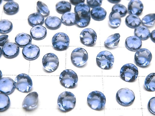 【動画】宝石質カラーチェンジフローライトAAA ルース ラウンドファセットカット5×5mm 3粒 サムネイル3