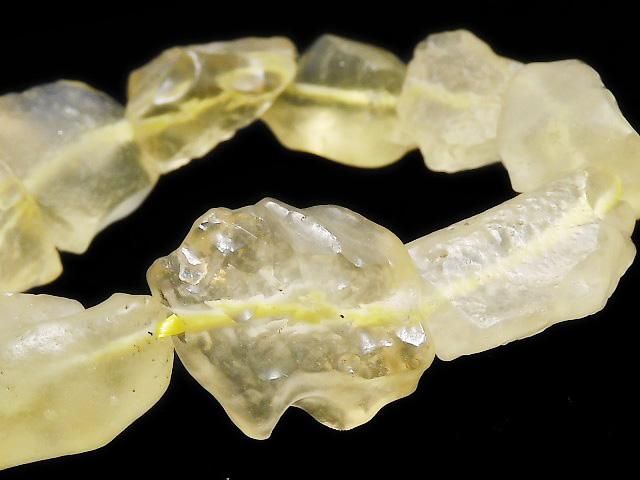 【動画】【1点もの】リビアングラス ラフロックタンブル 1連(ブレス) NO.18の画像