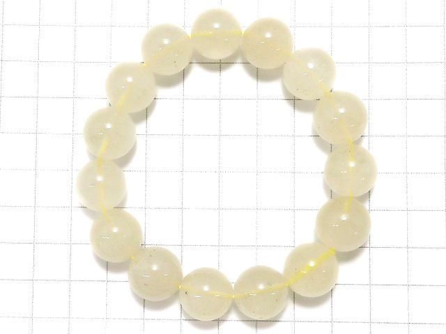【動画】【1点もの】リビアングラス ラウンド14mm 1連(ブレス) NO.229 サムネイル2
