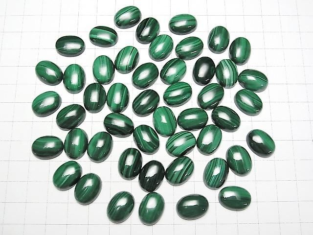 【動画】マラカイトAAA オーバル カボション16×12mm 2個 サムネイル4