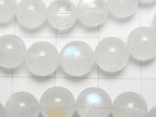 【動画】レインボームーンストーンAAA- ラウンド8mm 1連(ブレス) サムネイル2