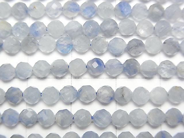 【動画】【素晴らしい輝き】カイヤナイトAA ラウンドカット4mm 1連(約37cm) サムネイル2
