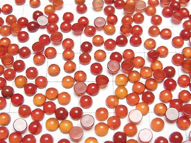 【動画】レッドアゲートAAA ラウンド カボション4×4mm 10個 サムネイル3