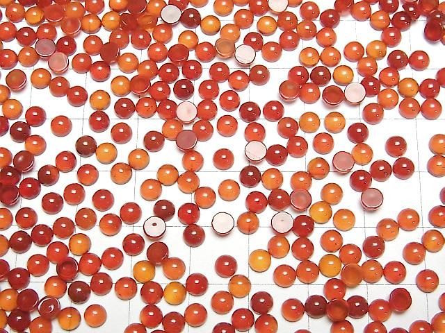 【動画】レッドアゲートAAA ラウンド カボション4×4mm 10個 サムネイル4