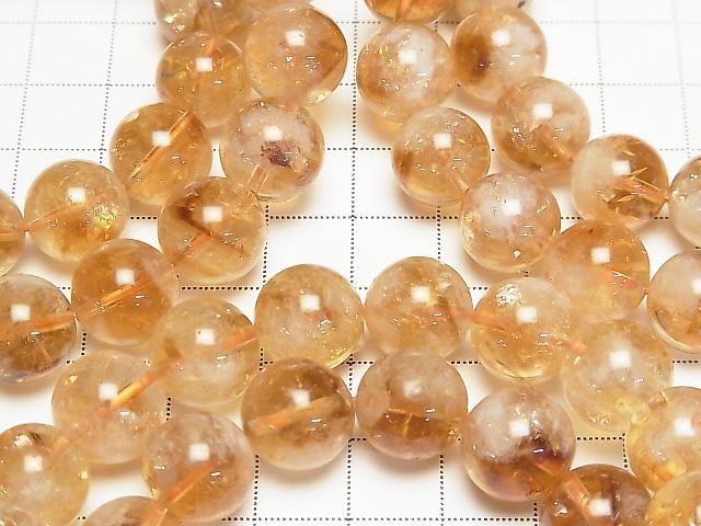 【動画】ファントムシトリンAA+ ラウンド12.5mm 1連(ブレス) サムネイル3