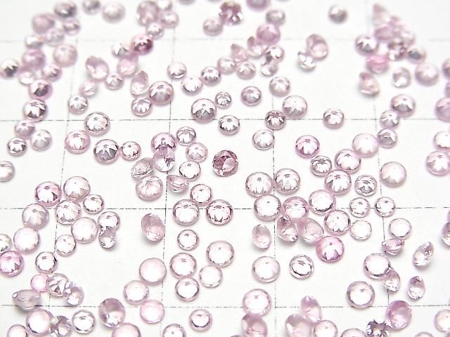 【動画】宝石質ピンクスピネルAAA ルース ラウンドファセットカット2~2.5mm 5粒 サムネイル3