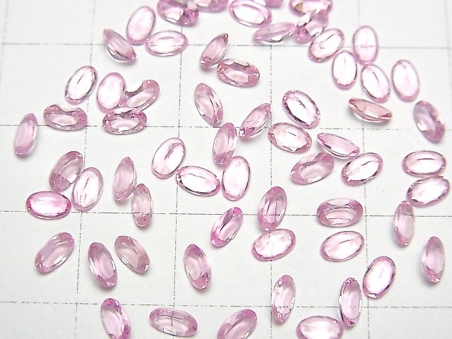 【動画】宝石質ピンクスピネルAAA　ルース　オーバルファセットカット5×3mm　1粒 サムネイル4