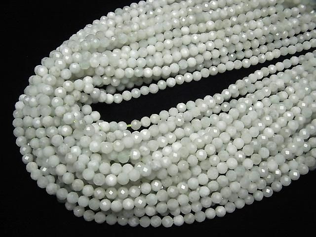 【動画】【素晴らしい輝き】ビルマ翡翠(ジェイダイト)AA+ ラウンドカット4mm 1連(約36cm) サムネイル4