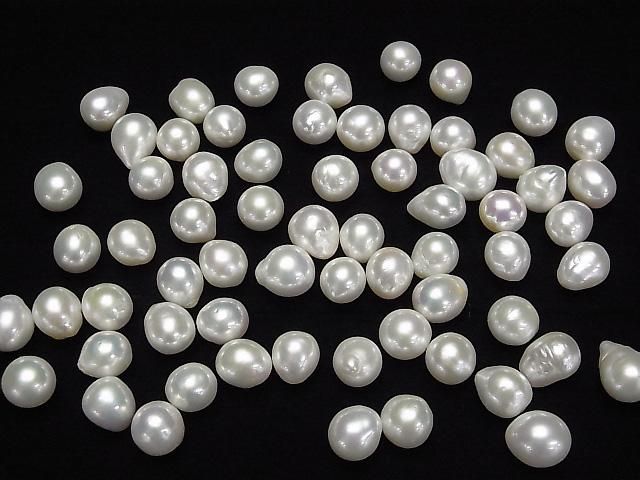【動画】【粒売り】淡水真珠AA+ ルース ポテト~バロック10~13mm ホワイト 3粒 サムネイル4