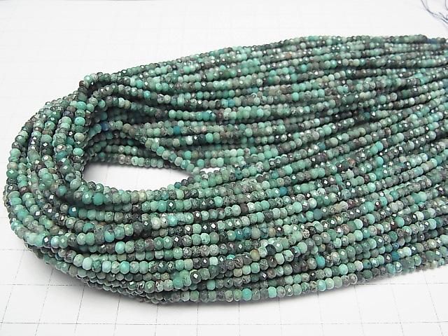 【動画】【素晴らしい輝き】クリソコラAA++ ボタンカット3×3×2mm 1連(約37cm) サムネイル4