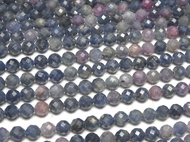 【動画】【素晴らしい輝き】ルビー&サファイアAA+ ラウンドカット6mm 1連(約37cm) サムネイル3