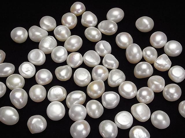 【動画】【粒売り】淡水真珠AAA- ルース ポテト~バロック12~14mm ホワイト 2粒 サムネイル4