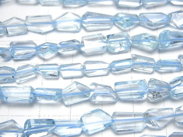 【動画】宝石質スカイブルートパーズAA++ タンブルカット 半連/1連(約30cm) サムネイル3