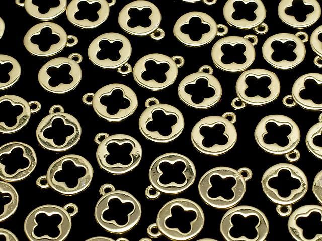 メタルパーツ エンドチャーム コイン5×5mm ゴールドカラー 4個 サムネイル3