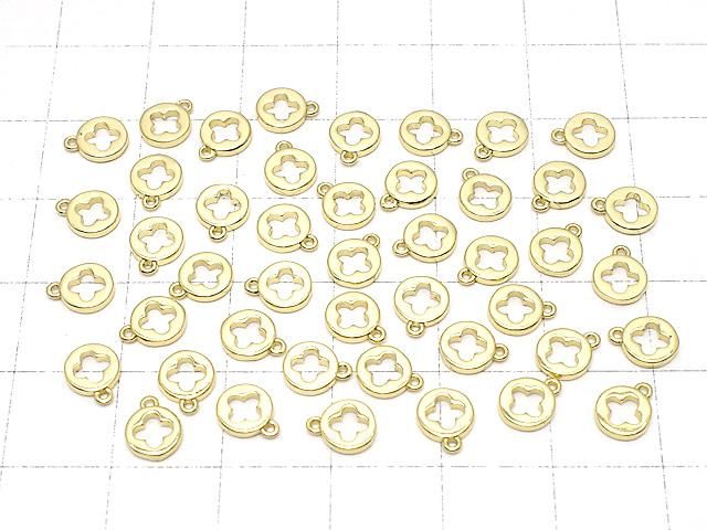 メタルパーツ エンドチャーム コイン5×5mm ゴールドカラー 4個 サムネイル4