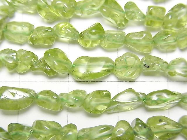 【動画】ペリドットAA+ 小粒タンブル 1連(約38cm) サムネイル2