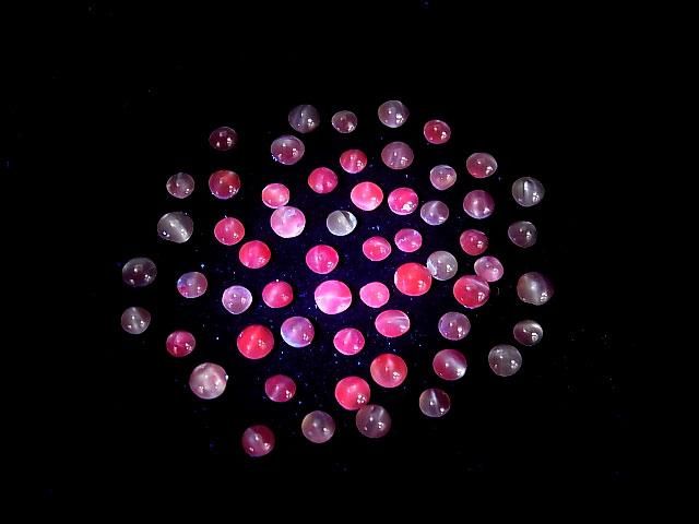 【動画】アレキサンドライト キャッツアイAAA ラウンド カボション3~4mm 3個 サムネイル3