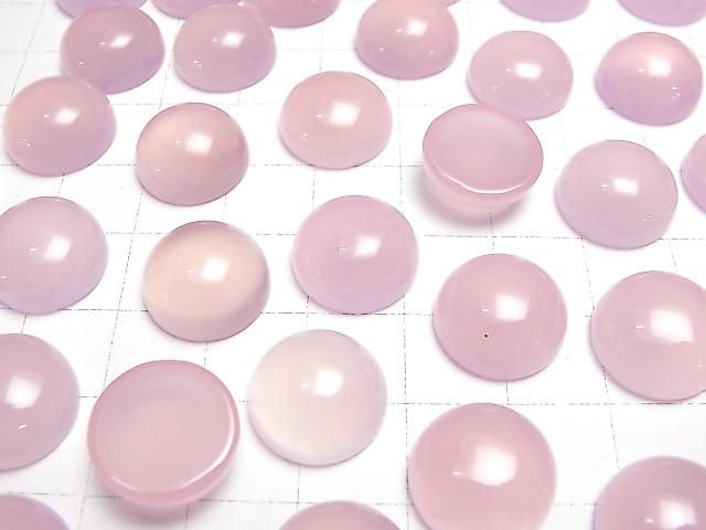【動画】宝石質ピンクパープルカルセドニーAAA ラウンド カボション14×14mm 3個 サムネイル3