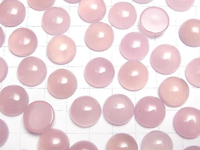 【動画】宝石質ピンクパープルカルセドニーAAA ラウンド カボション14×14mm 3個 サムネイル4