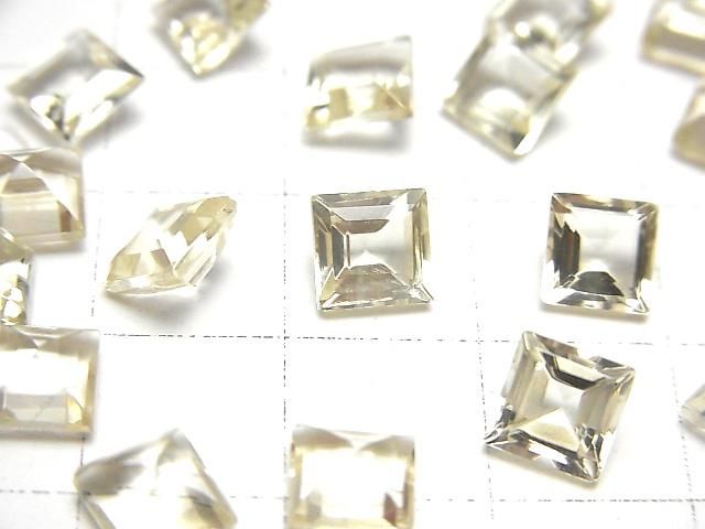 【動画】宝石質ゴールデンラブラドライトAAA ルース スクエアファセットカット6×6mm 2粒 サムネイル2
