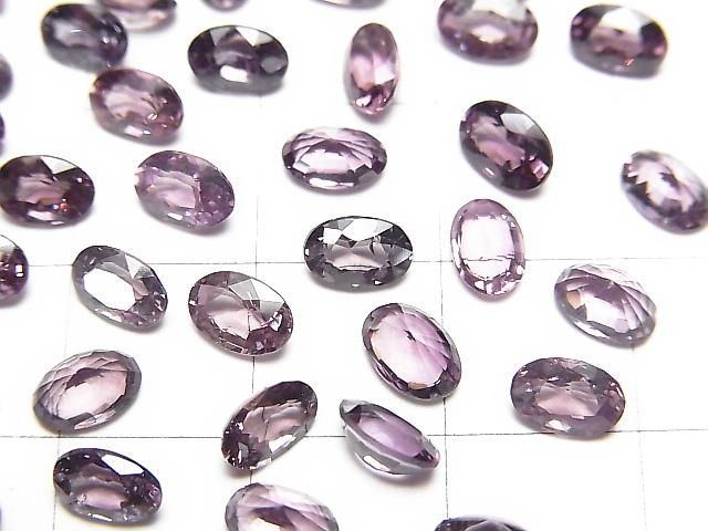 【動画】宝石質パープルスピネルAAA ルース オーバルファセットカット6×4mm 1粒 サムネイル2