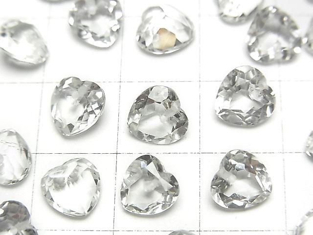 【動画】宝石質グリーンアメジストAAA ハートシェイプカット 7×7×4mm 1/4連~1連(ブレス) サムネイル2