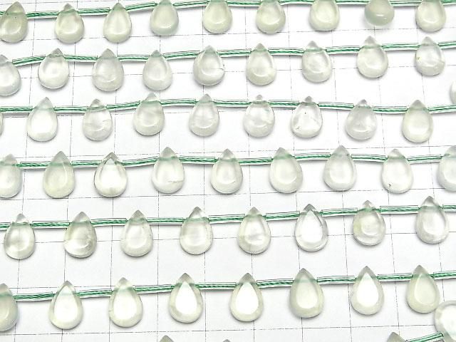 【動画】宝石質プレナイトAAA ペアシェイプ(プレーン)10×7mm 1連(約17cm) サムネイル3
