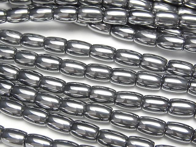 【動画】高純度テラヘルツ鉱石 ライス6×4×4mm 1連(約37cm)の画像