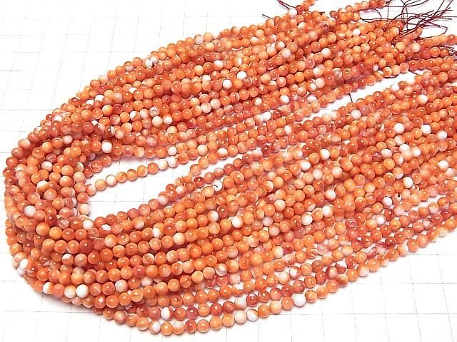 【動画】スパイニーオイスターシェル ラウンド4mm 1/4連~1連(約38cm) サムネイル4