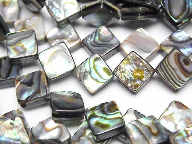 【動画】アバロンシェル(鮑) ダイヤ10×10mm 1/4連~1連(約38cm)の画像