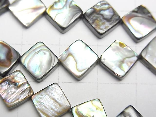 【動画】アバロンシェル(鮑) ダイヤ10×10mm 1/4連~1連(約38cm) サムネイル2