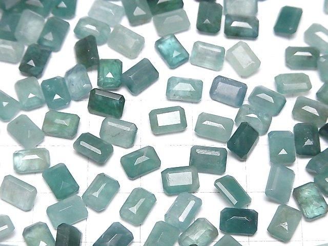 【動画】グランディディエライトAA++ ルース レクタングルファセットカット7×5mm 3粒 サムネイル4