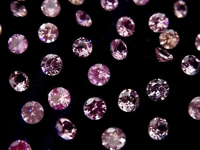 【動画】宝石質ドラゴンガーネットAAA ルース ラウンドファセットカット4×4mm 1粒の画像